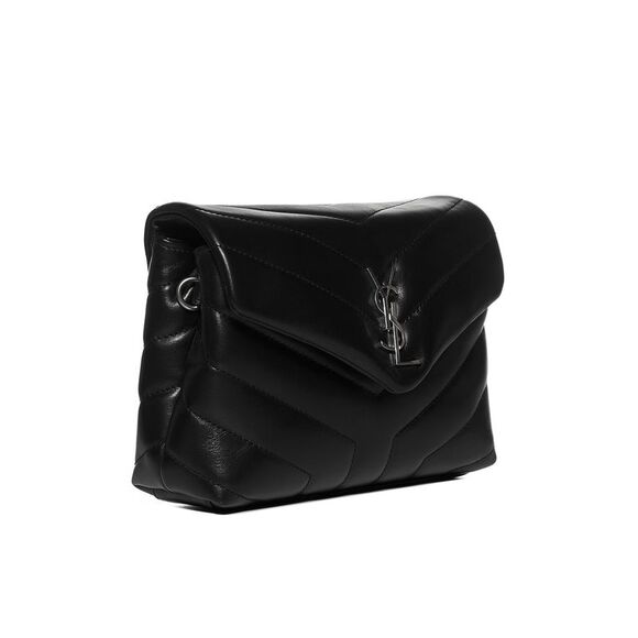 Saint Laurent Women Black Loulou Toy Crossbody Bag - Picture 2 of 5